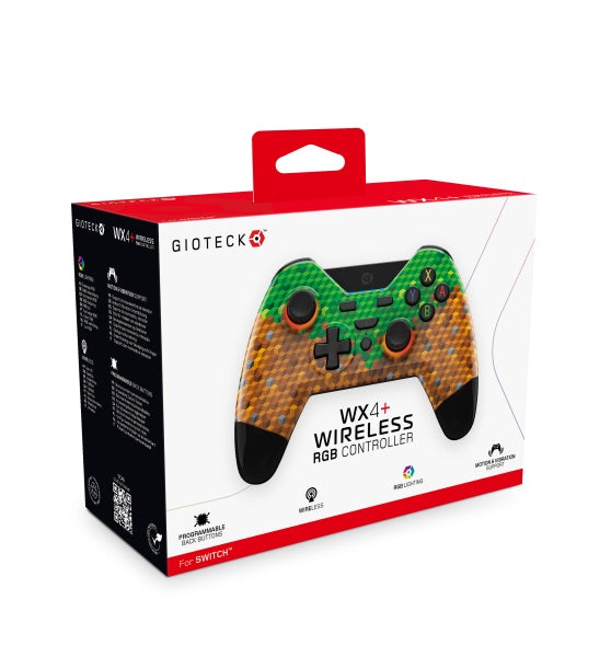 Manette Gioteck WX-4 sans fil LED Cubos Nintendo Switch