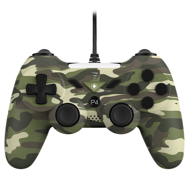 Manette sans fil VoltEdge CX40 vert Camuflado PS4/PS3/PC