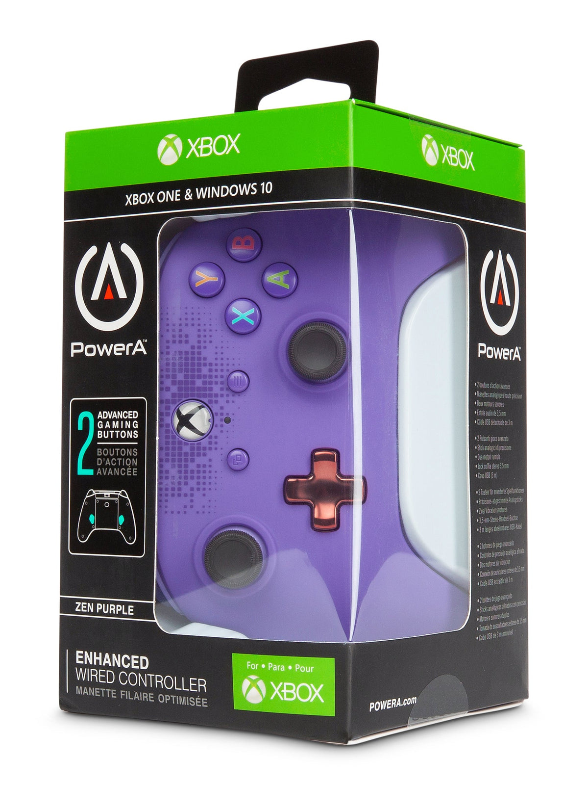 Manette PowerA filaire Zen Series violet (Xbox One/Series X/S/PC)