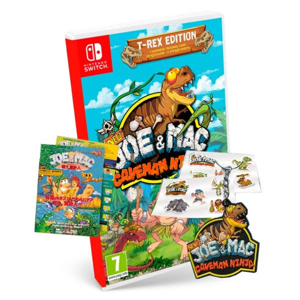 New Joe & Mac - Caveman Ninja T-Rex Edition Nintendo Switch