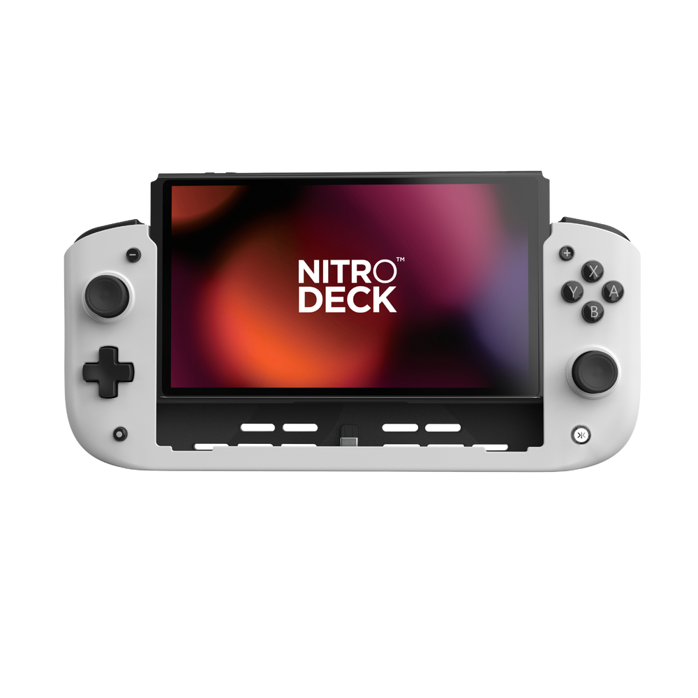 Manette CRKD Nitro Deck blanc pour Nintendo Switch