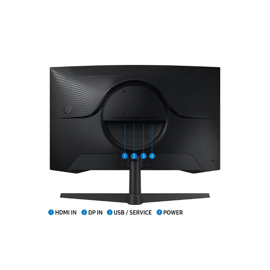 Samsung Odyssey G55C 27" (LS27CG556ENXZA) Curved QHD 165Hz 1ms Gaming écran avec AMD FreeSync noir