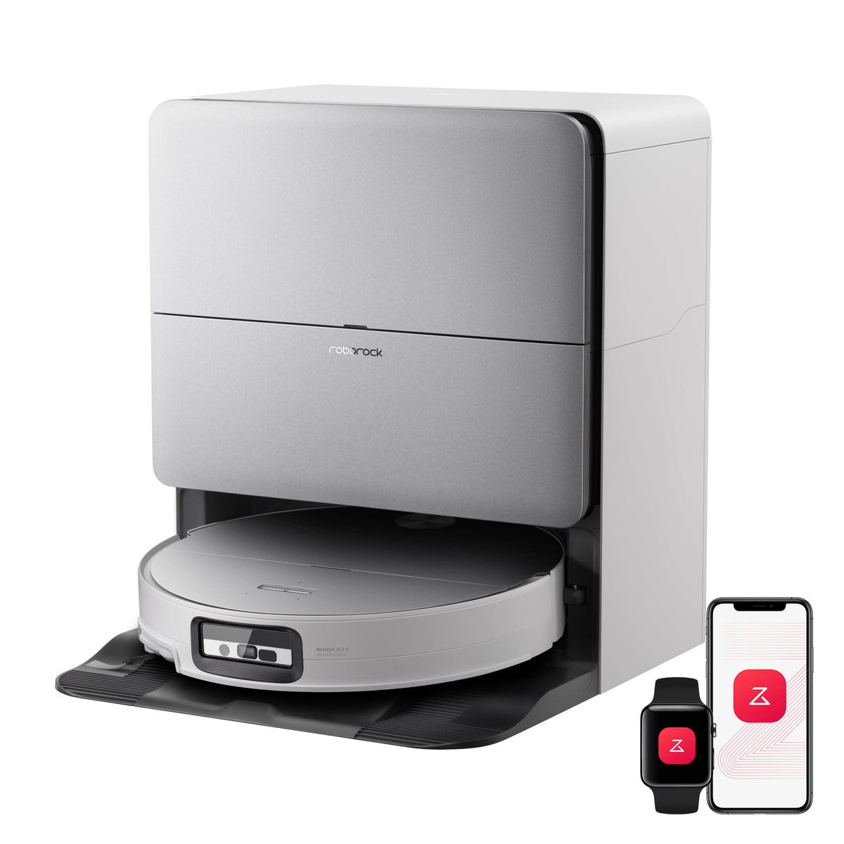 Roborock Saros 20 Sonic Aspirateur robot avec la toute nouvelle station RockDock