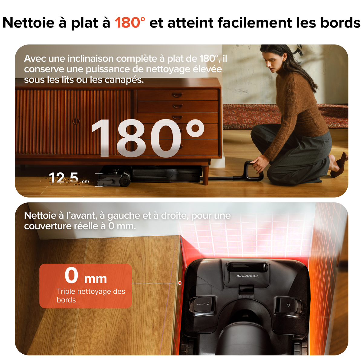 Aspirateur laveur Roborock F25 ACE Pro avec nettoyage JetFoaming