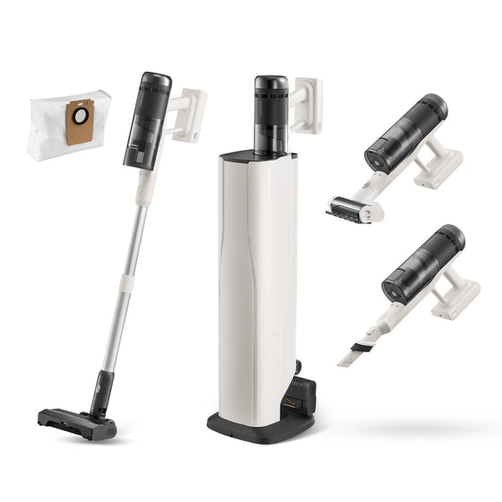 Roborock H60 Hub Pro – Aspirateur sans fil avec station de vidage automatique