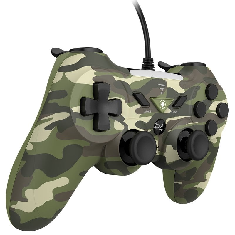 Manette sans fil VoltEdge CX40 vert Camuflado PS4/PS3/PC
