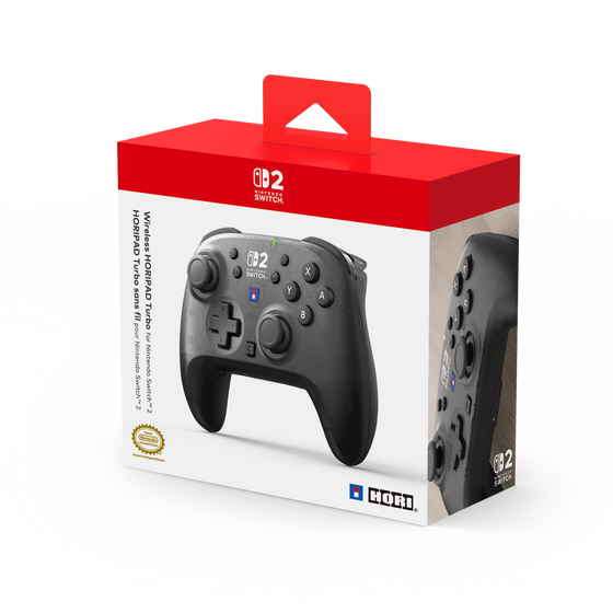 Manette sans fil HORIPAD Turbo noir Nintendo Switch 2
