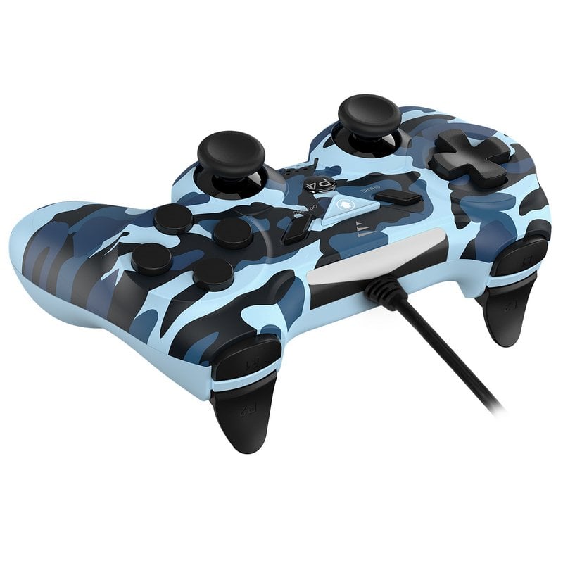 Manette sans fil VoltEdge CX40 bleu Camuflado PS4/PS3/PC