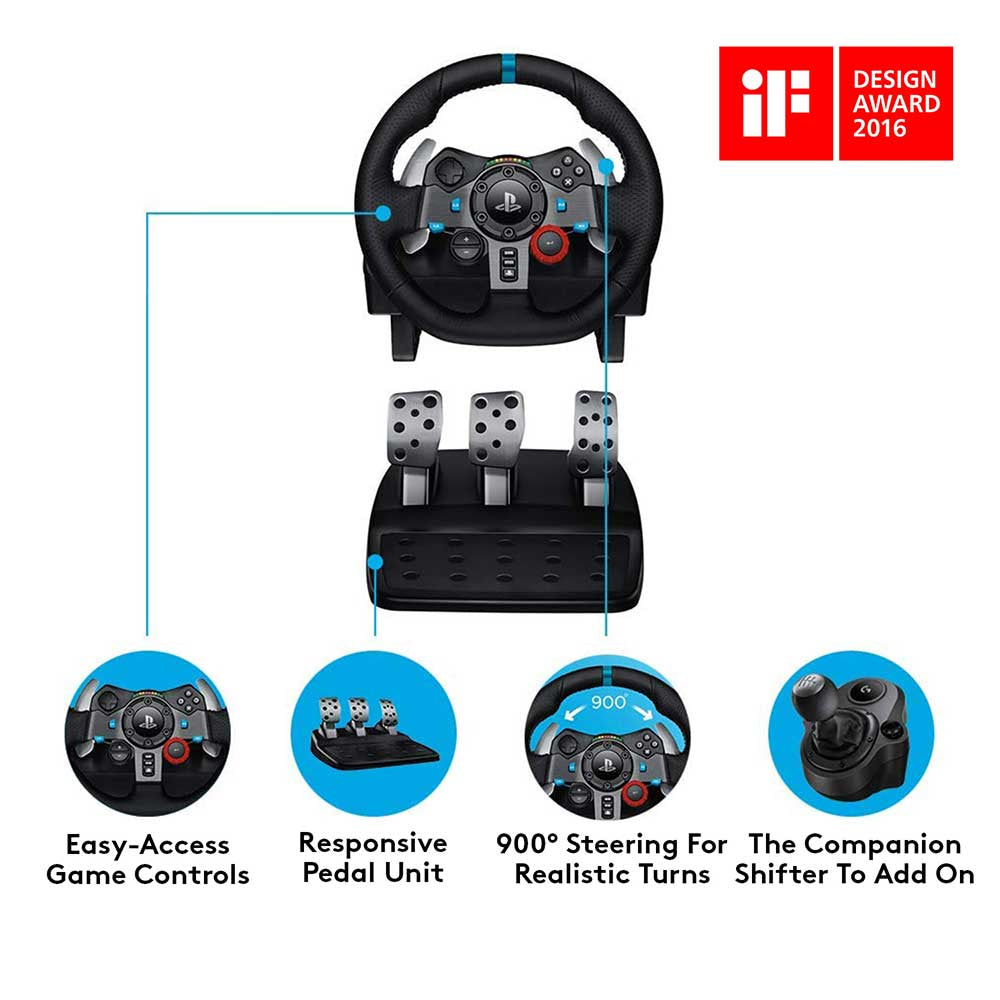 Volant Logitech G29 Driving Force PS5/PS4/PS3/PC