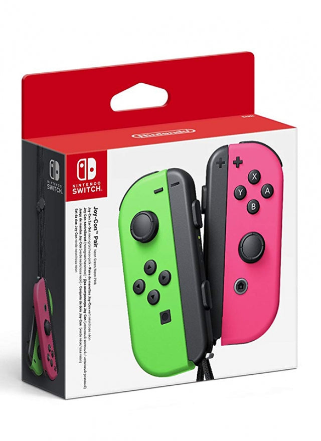 Comandos Joy-Con (Set Esq/Dir) vert Néon/rose Néon Nintendo Switch