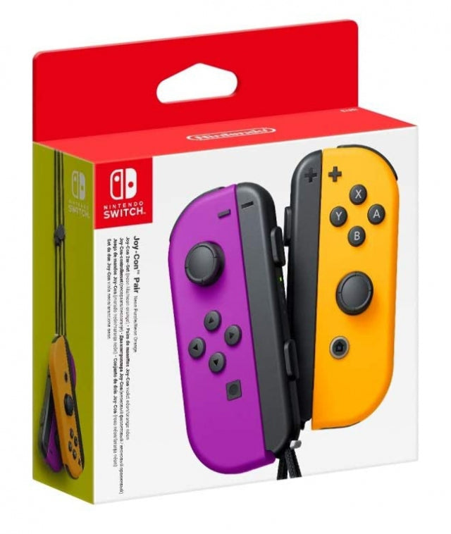 Comandos Joy-Con (set Esq/Dir) Roxo Neón/Laranja Neón Nintendo Switch