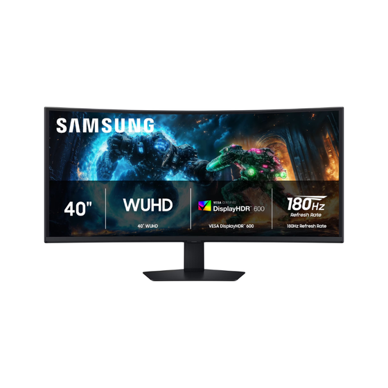 Samsung Odyssey G7 G75F 40" WUHD Curved Gaming écran 180Hz 1ms AMD FreeSync noir