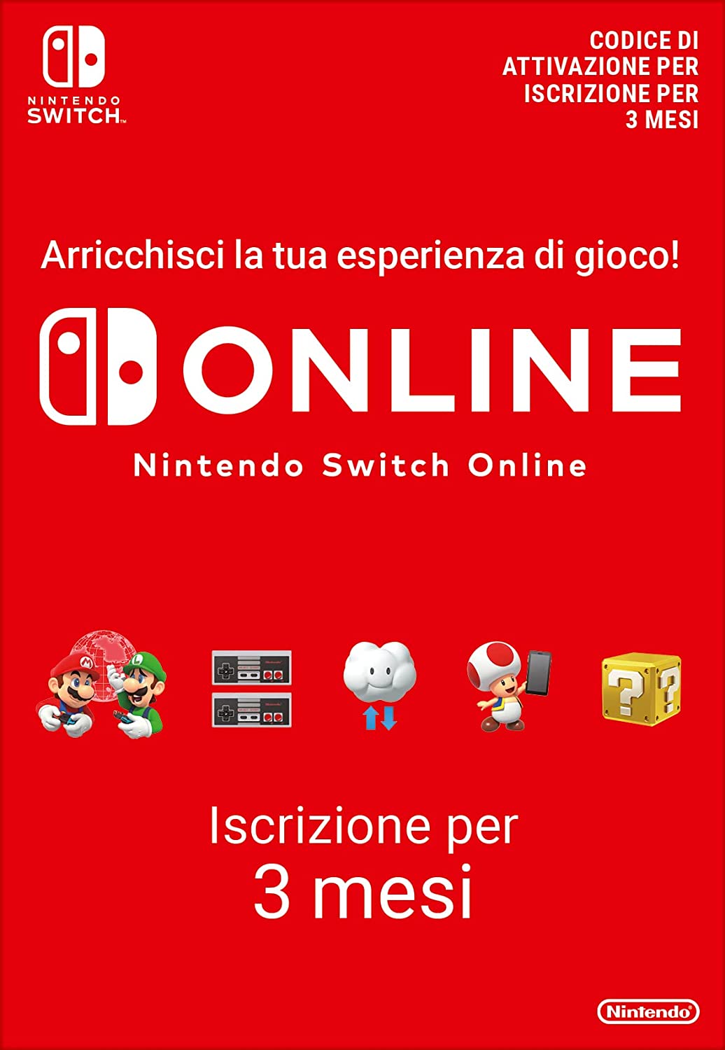 Nintendo Switch V2 + Mario Kart 8 Deluxe + 3 mois Switch Online (32 Go)