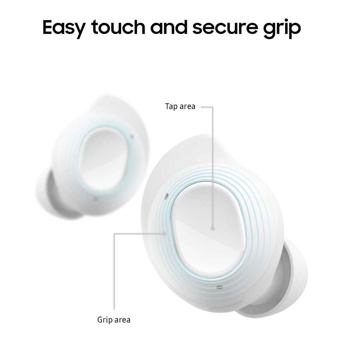 Samsung Galaxy Buds FE blanc écouteurs sans fil