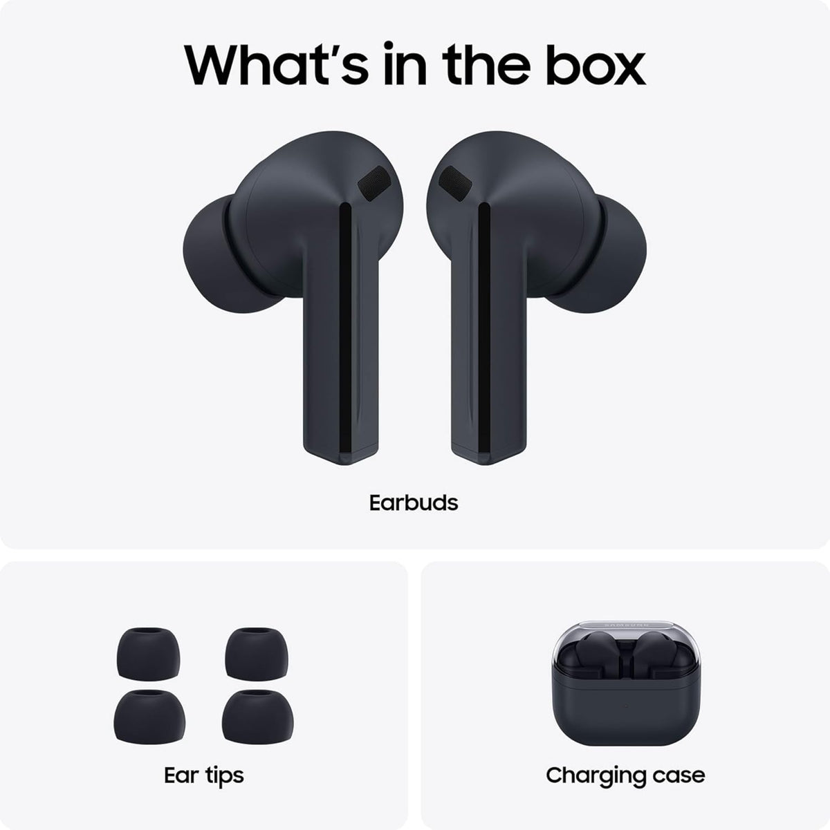 Samsung Galaxy Buds 3 noir écouteurs sans fil