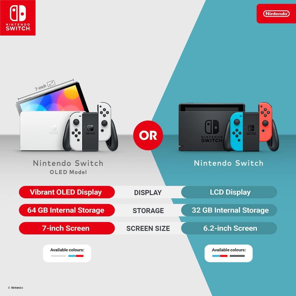 Nintendo Switch Neon rouge bleu 32 Go