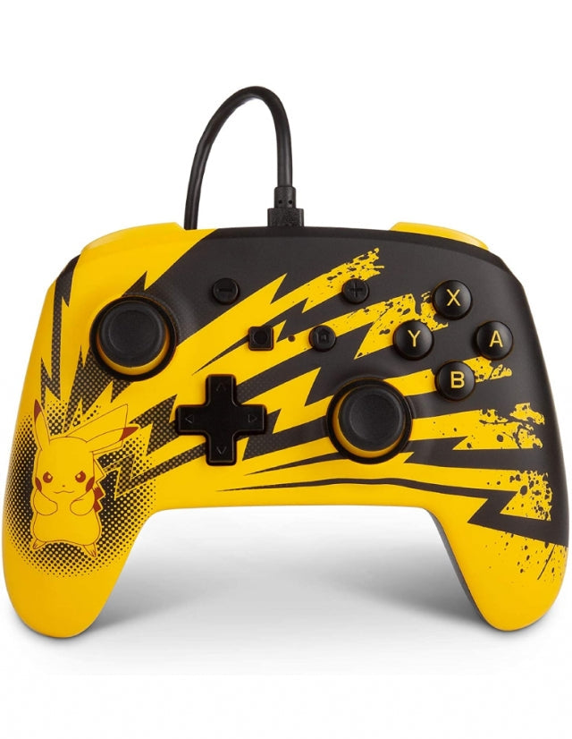 Manette PowerA filaire Pikachu Lightning Nintendo Switch (Caixa Danificada)