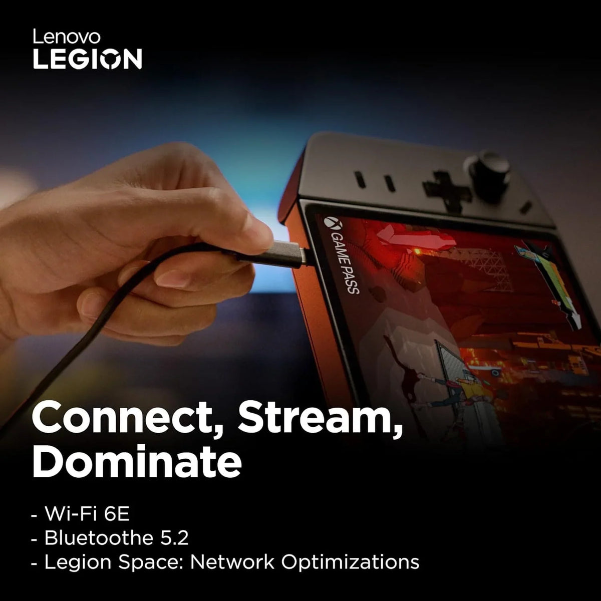 Lenovo Legion Go 8.8 pouces console de jeux portable Shadow noir