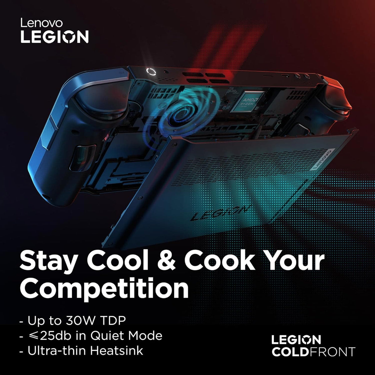 Lenovo Legion Go 8.8 pouces console de jeux portable Shadow noir
