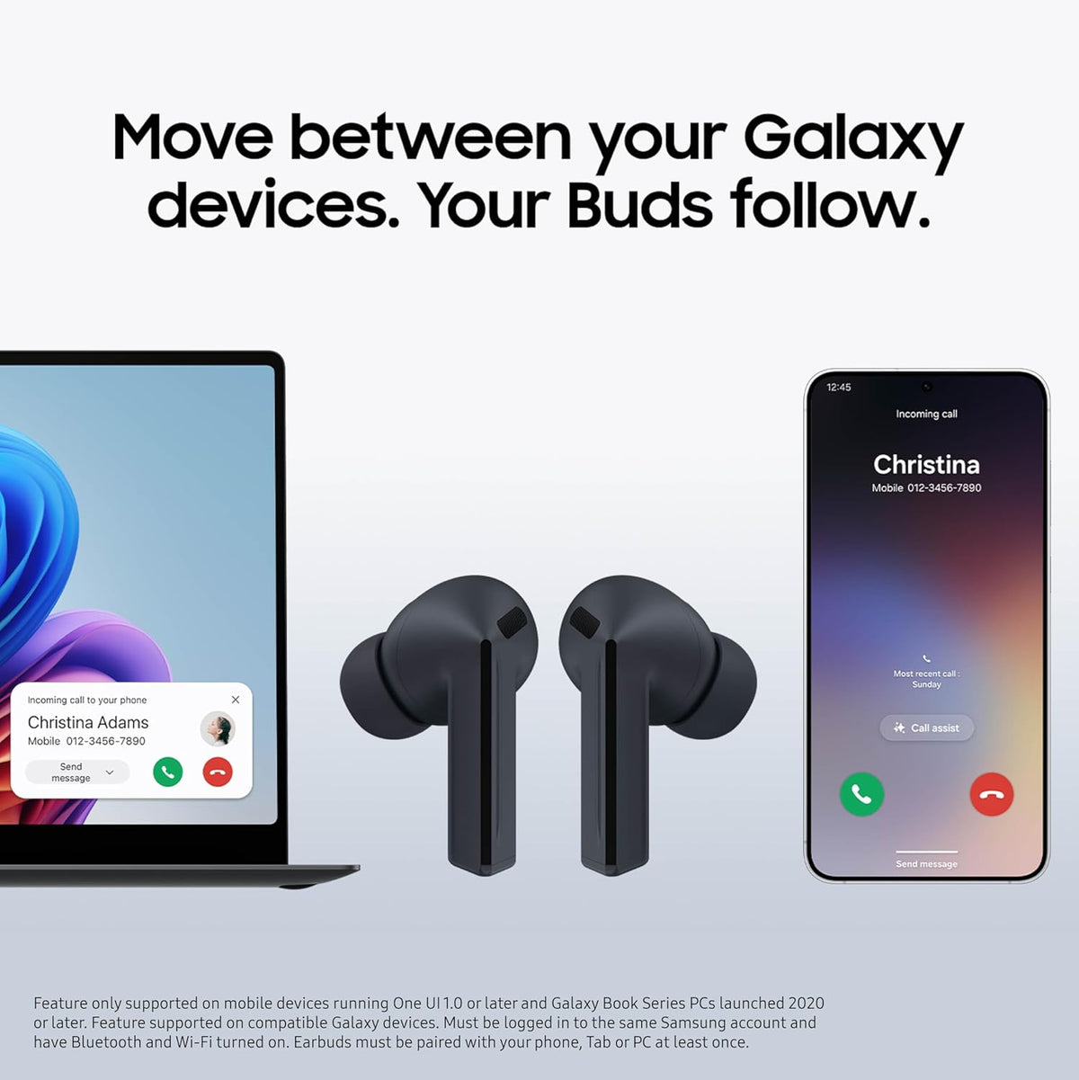 Samsung Galaxy Buds 3 noir écouteurs sans fil
