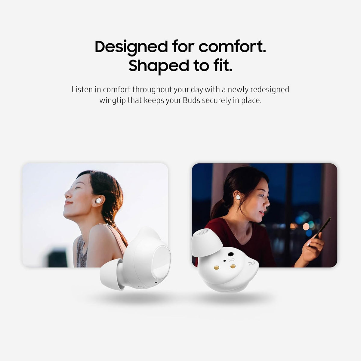 Samsung Galaxy Buds FE blanc écouteurs sans fil