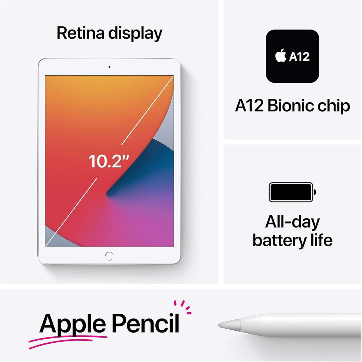 Apple iPad 8e génération 10.2" Wi-Fi