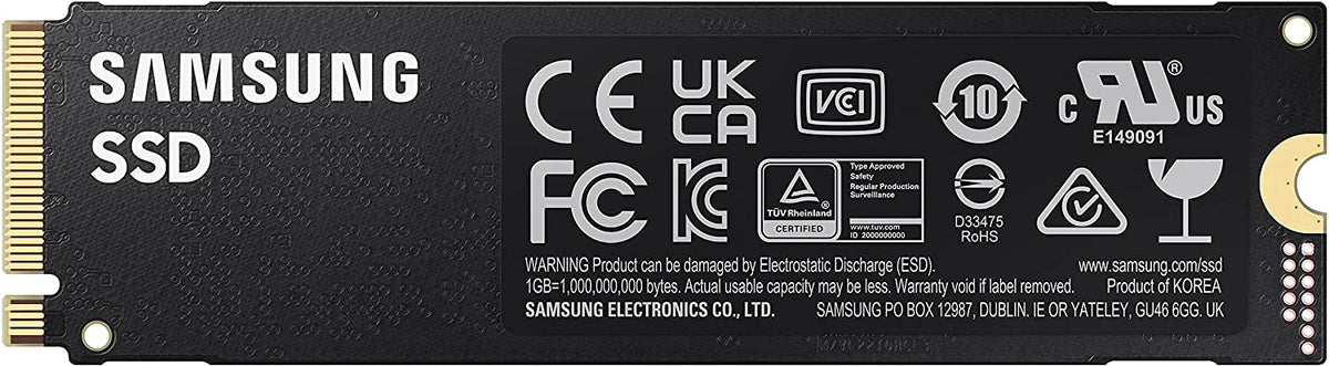 SSD Samsung 980 PRO 1 vers M.2 2280 MLC V-NAND NVMe PCIe 4.0 (7000Mb/s) PS5 compatible