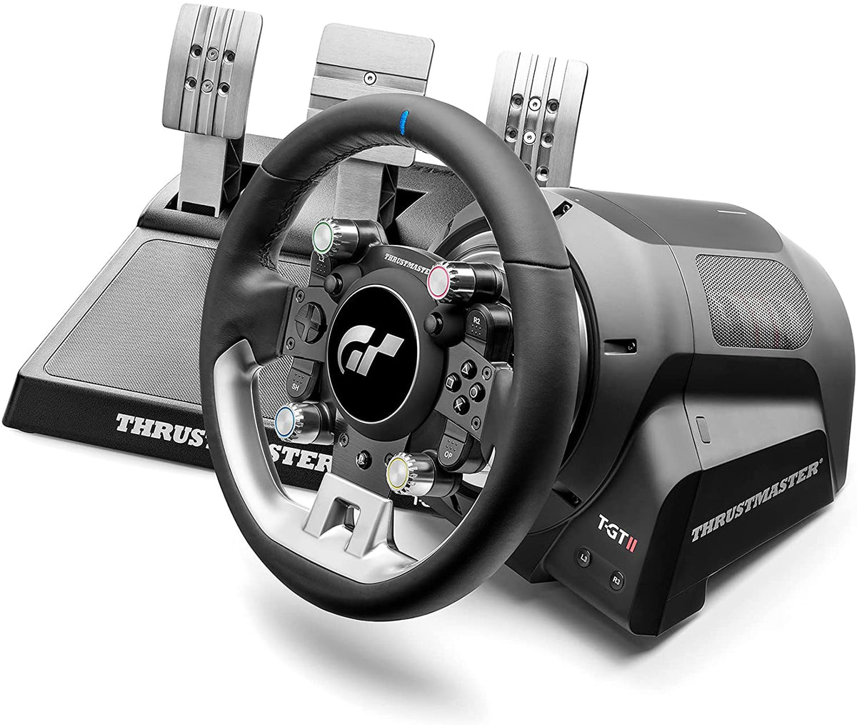 Volant Thrustmaster T-GT II Racing Wheel + Servo Base + Pedais (PS4/PS5/PC)