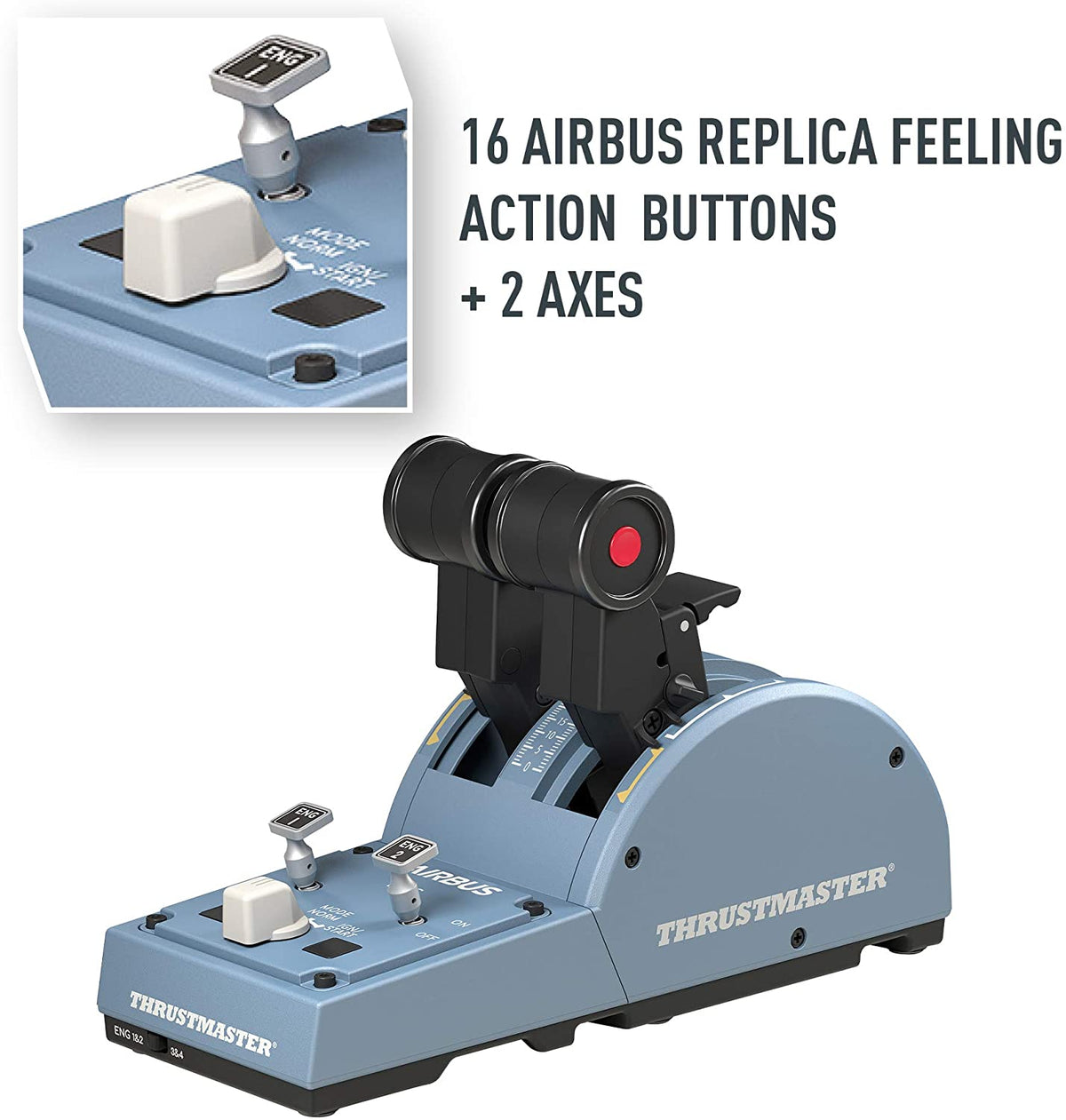 Joystick + quadrant Thrustmaster TCA Captain Pack Airbus Edition PC