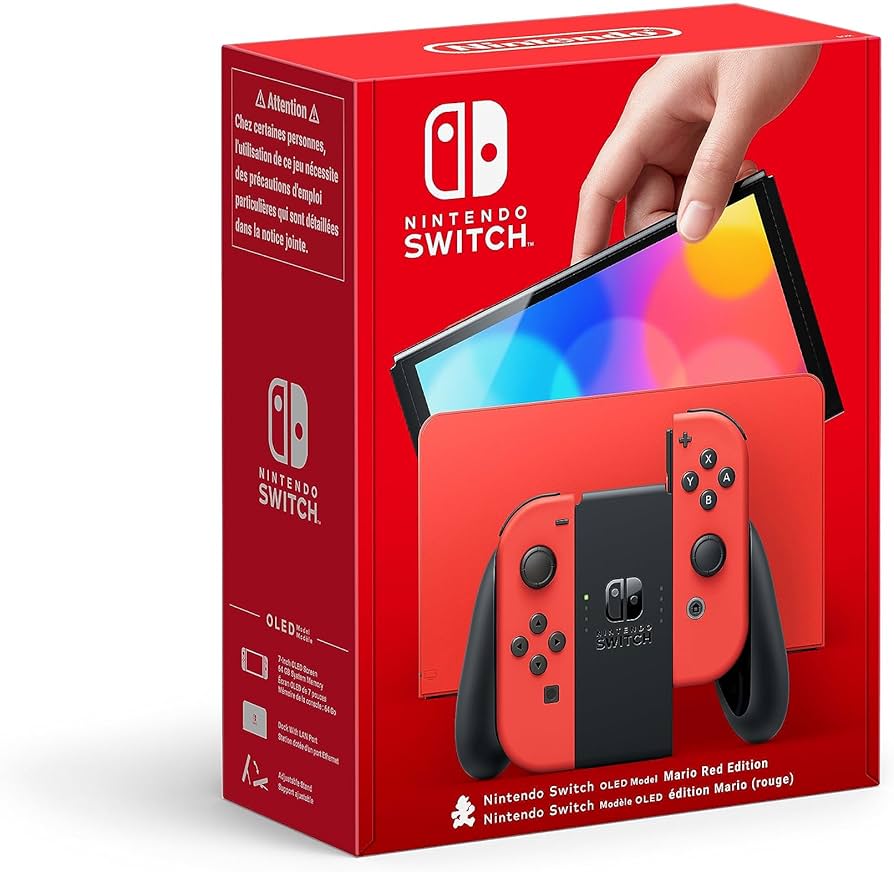 Nintendo Switch OLED Model - Mario rouge Model