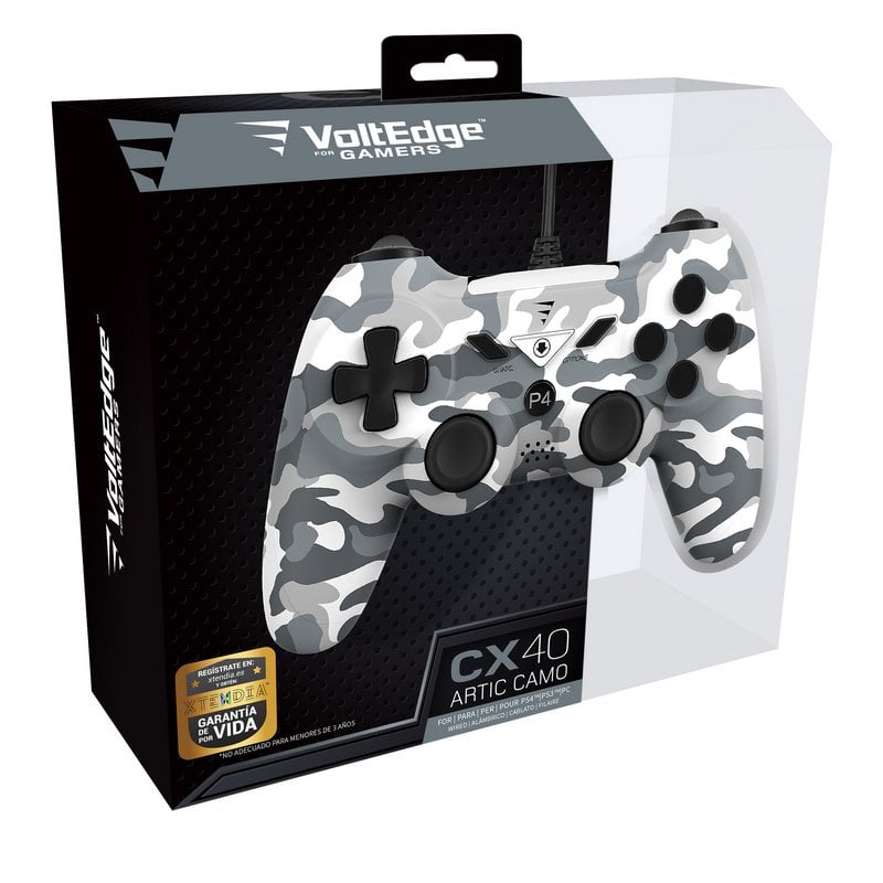 Manette sans fil VoltEdge CX40 Artico Camuflado PS4/PS3/PC