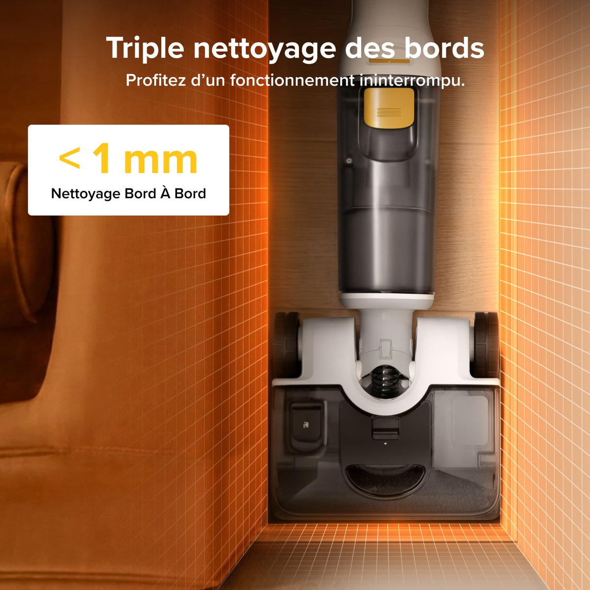 Aspirateur laveur intelligent Roborock F25 GT Gen 2 Set avec nettoyage anti-enchevêtrement