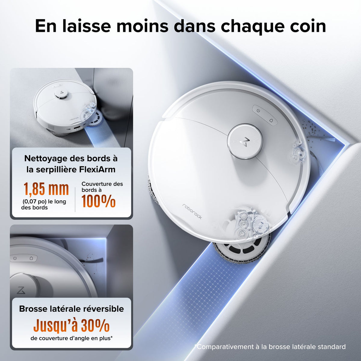 Aspirateur robot Roborock Qrevo 2 Pro Set avec retrait automatique des serpillières