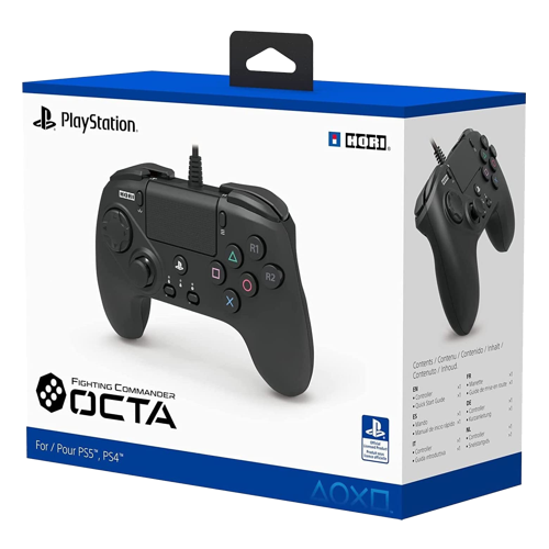 Manette Hori filaire Fighting Commander OCTA PS4/PS5/PC