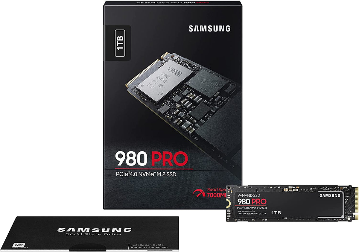 SSD Samsung 980 PRO 1 vers M.2 2280 MLC V-NAND NVMe PCIe 4.0 (7000Mb/s) PS5 compatible