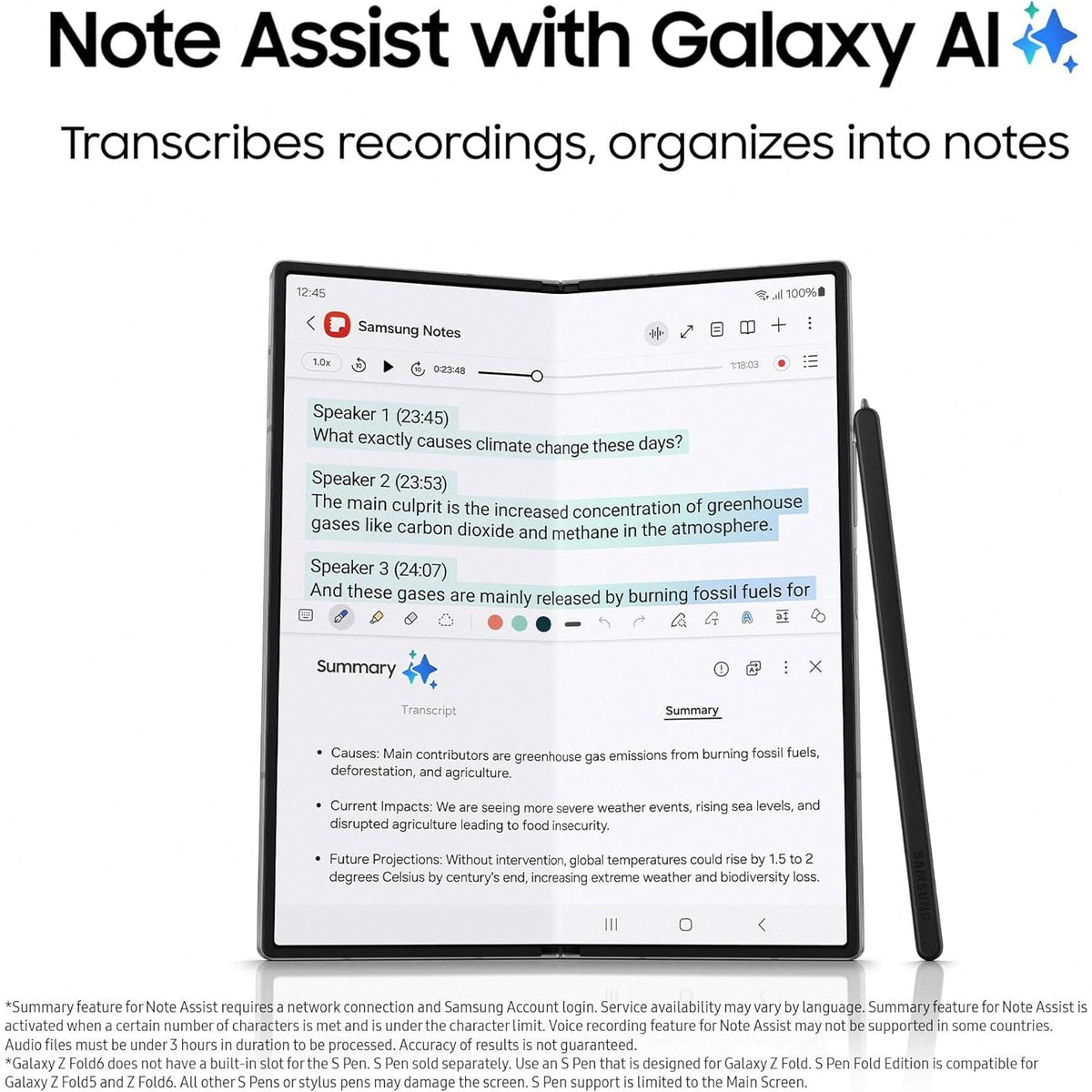 Samsung Galaxy Z Fold 6 Foldable Phone