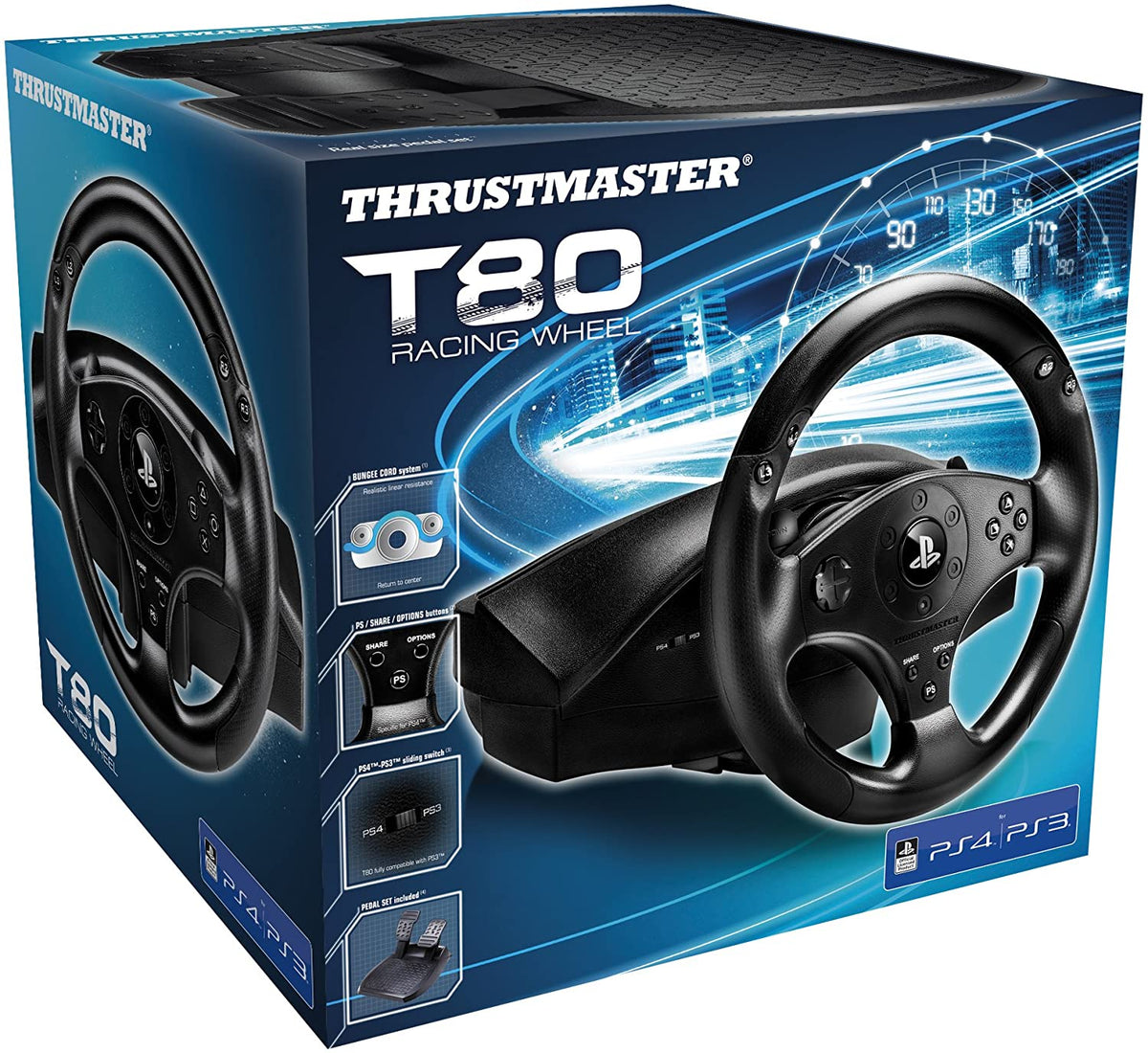 Volant Thrustmaster T80 RW PS5/PS4/PS3