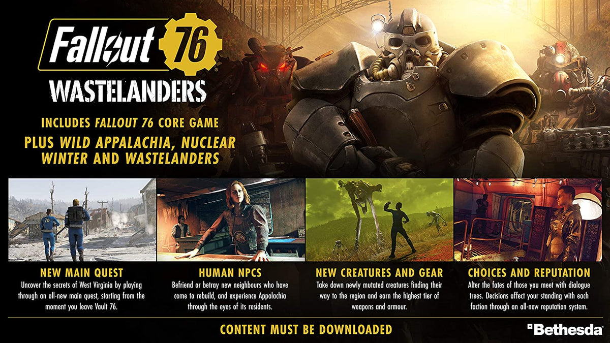 Fallout 76 Wastelanders PS4
