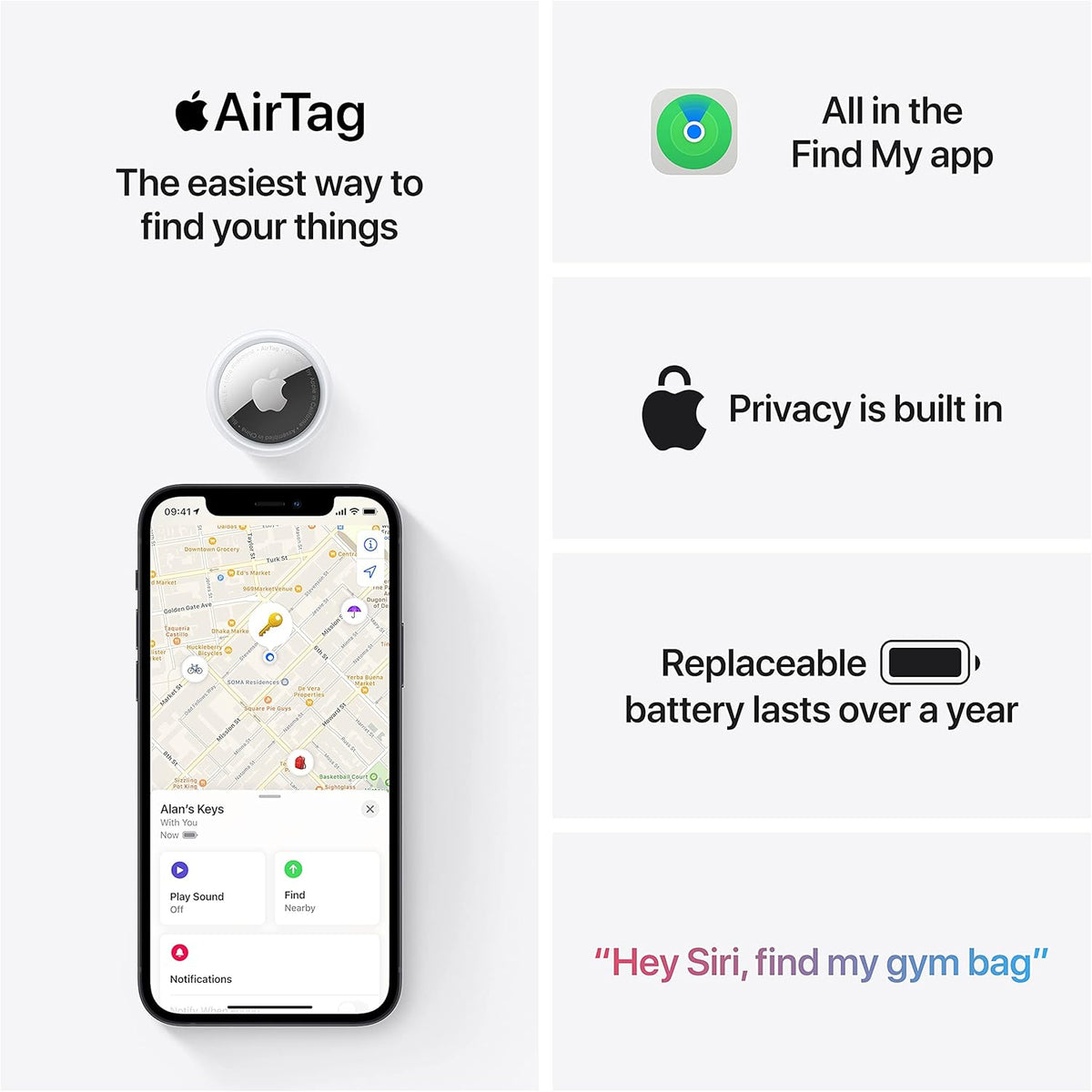 Apple AirTag Tracker configuration rapide UK