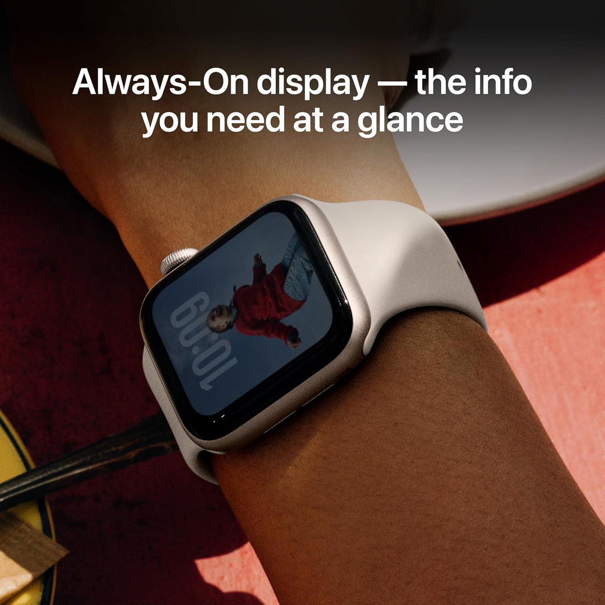 Apple Watch SE 40 mm lumière stellaire GPS UK