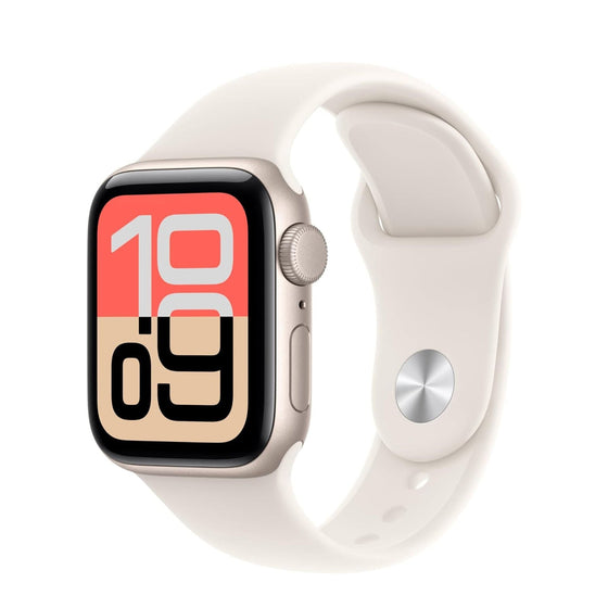 Apple Watch SE 40 mm lumière stellaire GPS UK