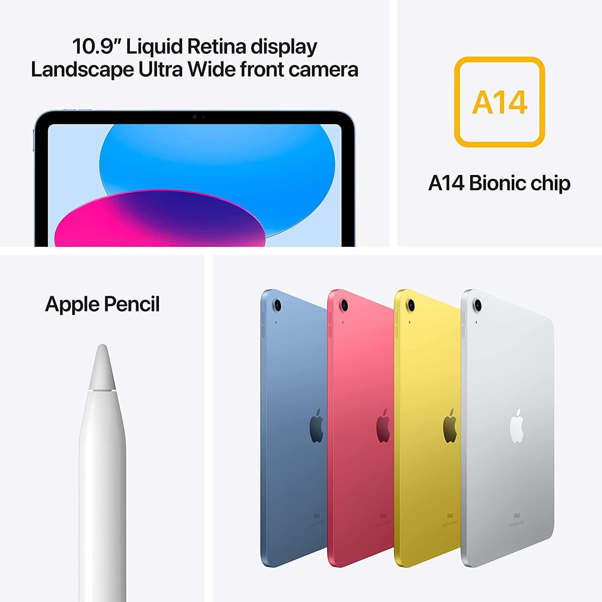 Apple iPad 10.9″ 10e génération Wi‑Fi