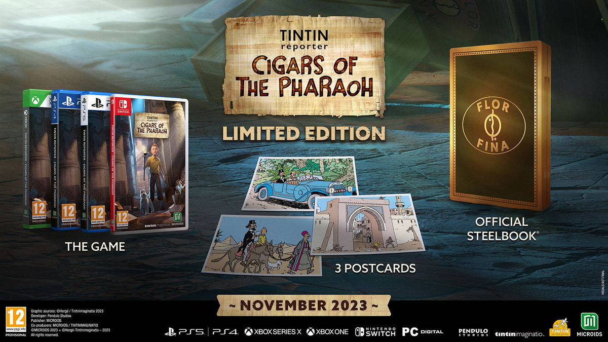 Tintin Reporter: Cigars Of The Pharaoh Limited Edition Nintendo Switch