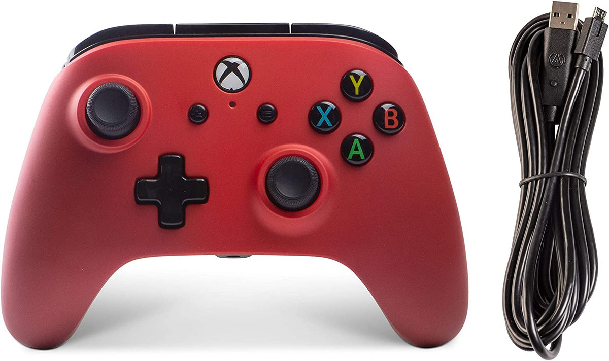 Manette PowerA filaire Crimson Fade (Xbox One/Series X/S/PC)
