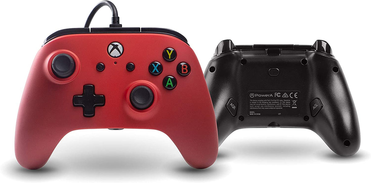 Manette PowerA filaire Crimson Fade (Xbox One/Series X/S/PC)