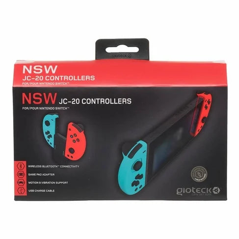 Manette Gioteck Joy-Con JC-20 bleu/rouge Nintendo Switch