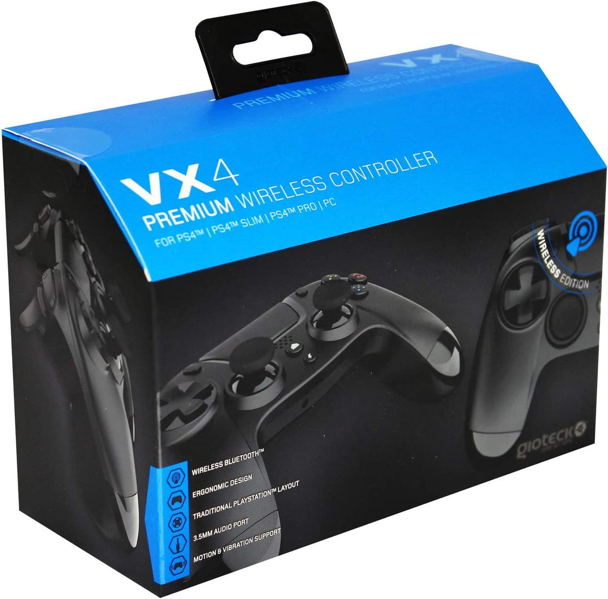 Manette Gioteck VX-4 Premium sans fil PS4