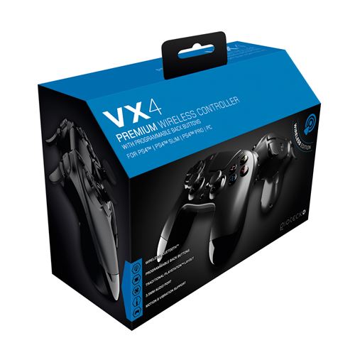 Manette Gioteck VX-4 Premium sans fil noir PS4