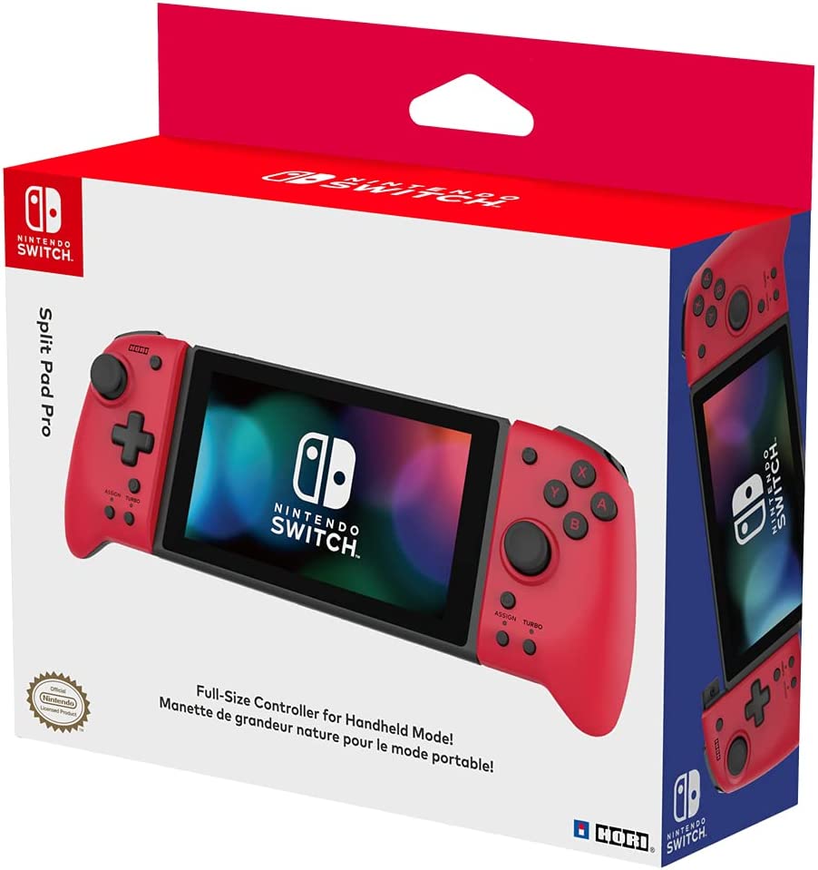 Manette Hori Split Pad Pro rouge Nintendo Switch