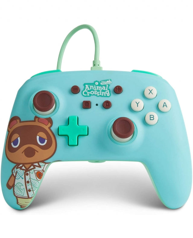 Manette Oficial PowerA filaire Animal Crossing Tom Nook Nintendo Switch